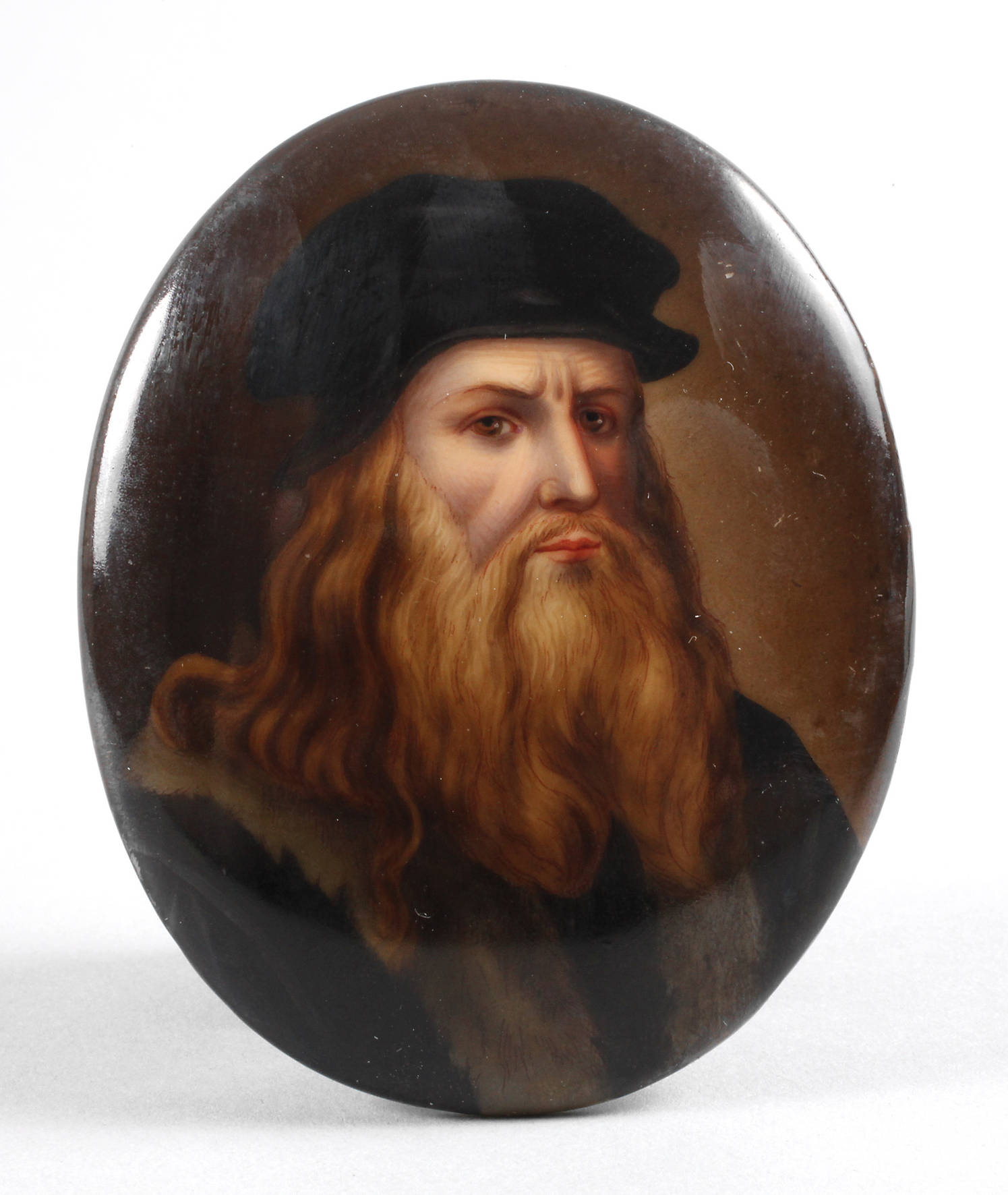 Porzellanbildplatte Edelmann