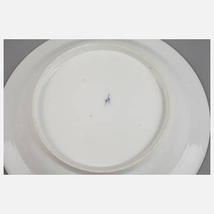 Deckelterrine und Teller Biedermeier