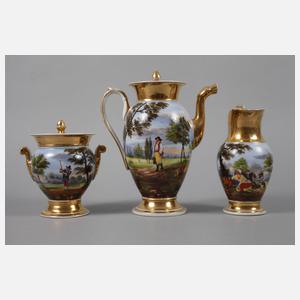 Biedermeier-Kaffeeservice