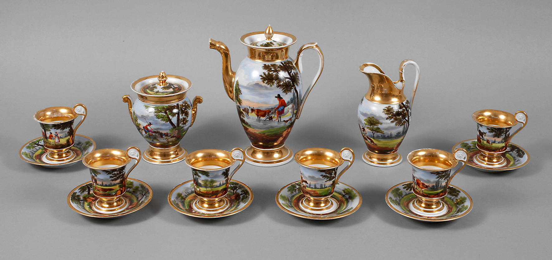 Biedermeier-Kaffeeservice