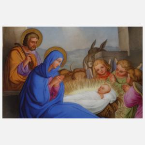 Alt-Wien religiöse Bildplatte