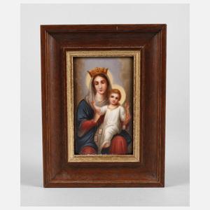 Kleine christliche Porzellanbildplatte