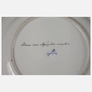 Meissen Teller ”Diana von Nymphen umgeben”