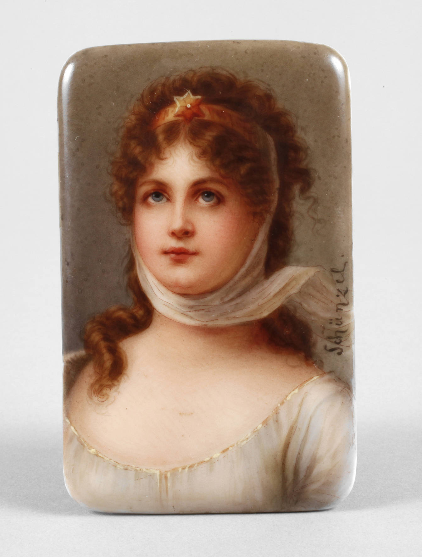 Porzellanbildplatte Königin Luise von Preußen