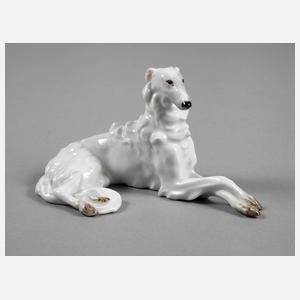 Augarten Wien liegender Barsoi