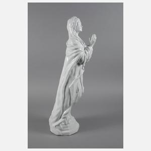 Große Porzellanfigur büßende Magdalena