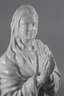 Große Porzellanfigur büßende Magdalena