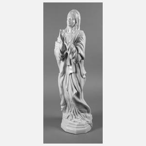 Große Porzellanfigur büßende Magdalena