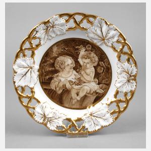 KPM Berlin Teller Grisaillemalerei