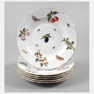 Herend sechs Obstteller