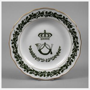 Meissen Regimentsteller Weinlaubdekor