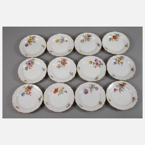 Meissen Speiseservice Deutsche Blume