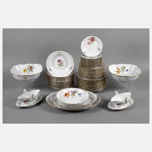 Meissen Speiseservice Deutsche Blume