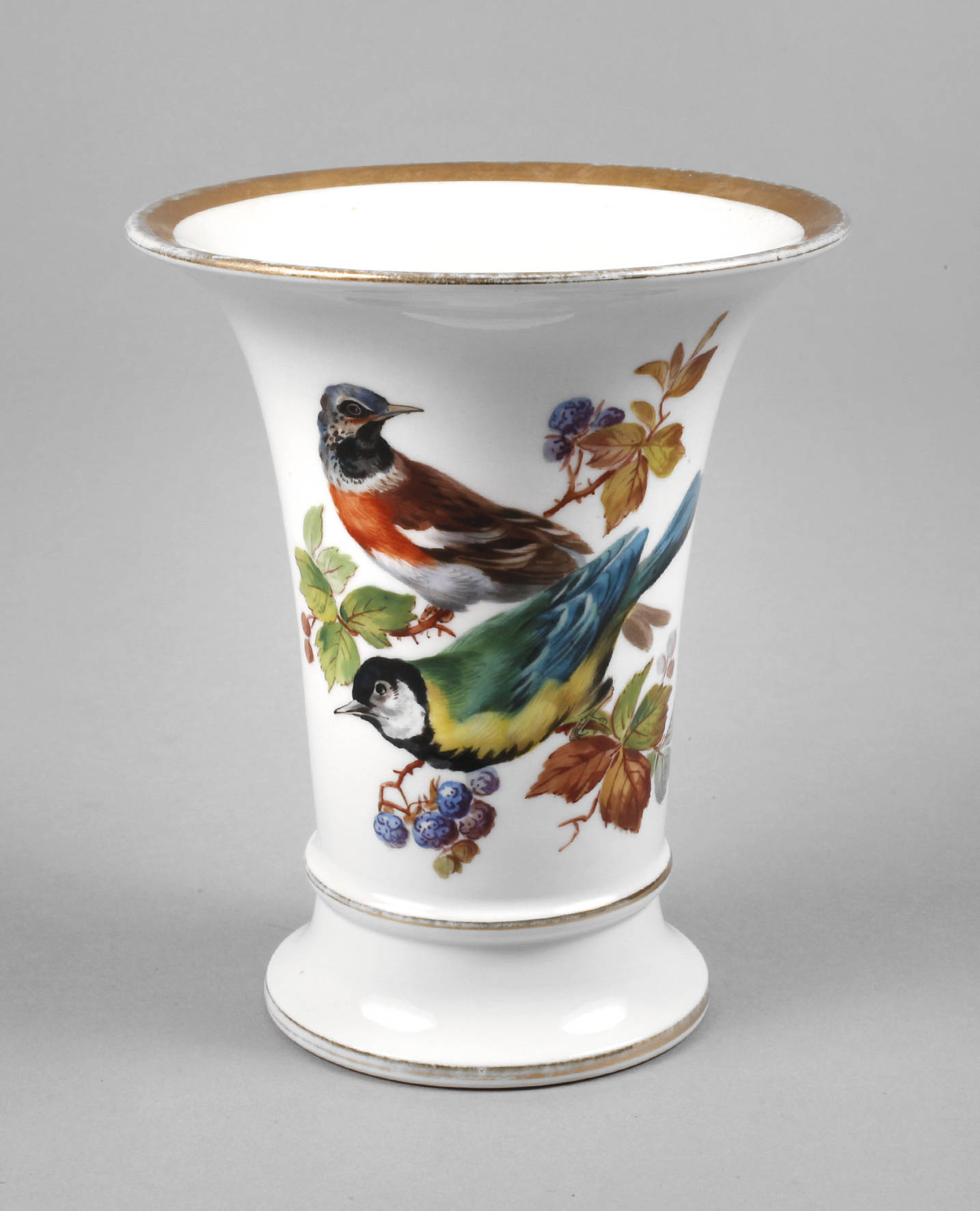 Meissen Vase Hausmalerei
