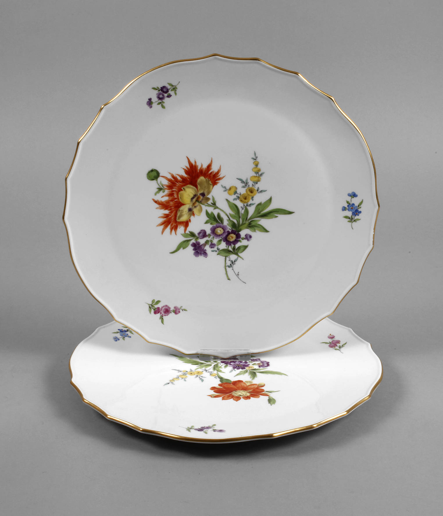 Meissen zwei Tortenplatten