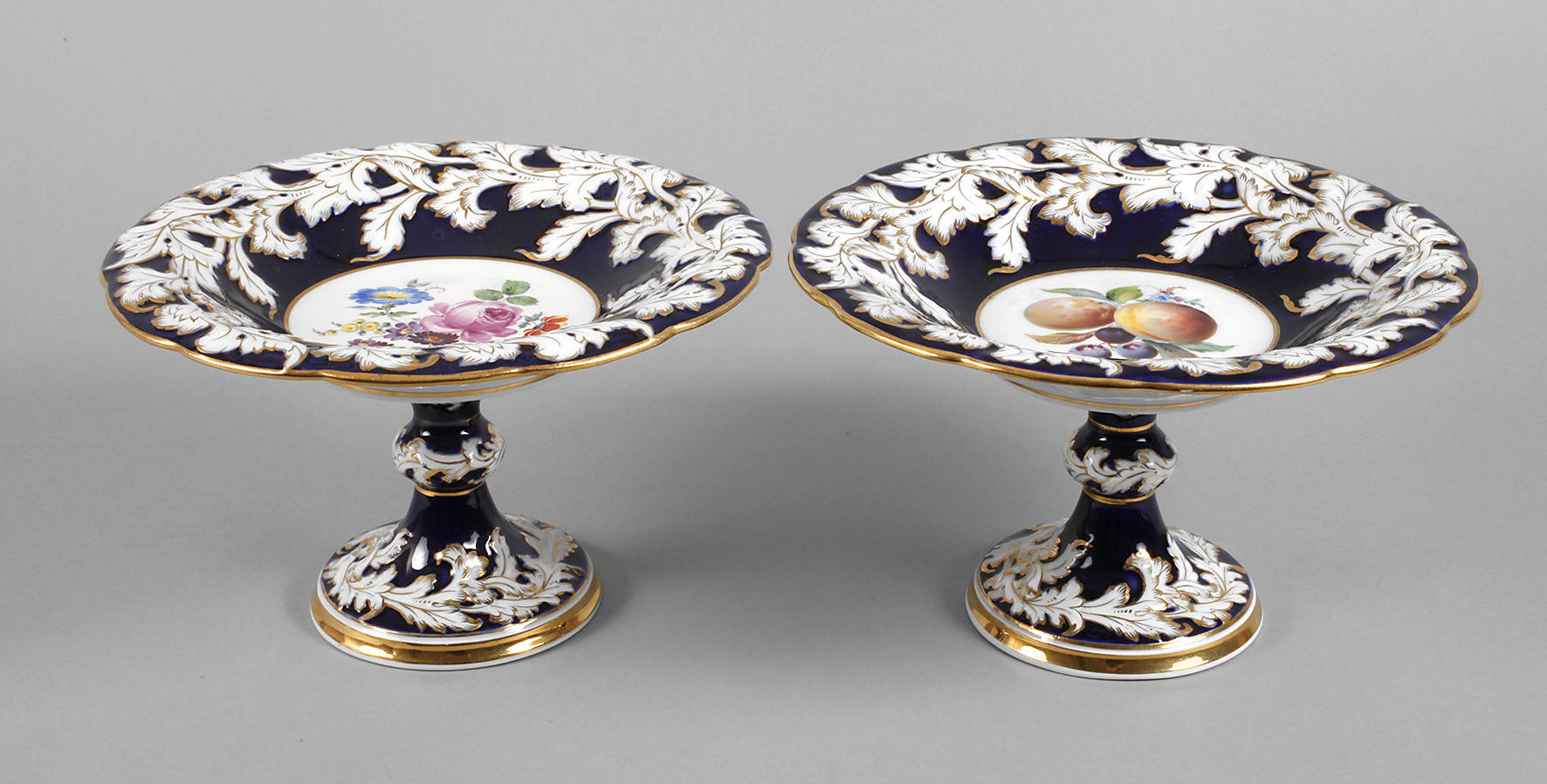 Meissen Paar Tafelaufsätze