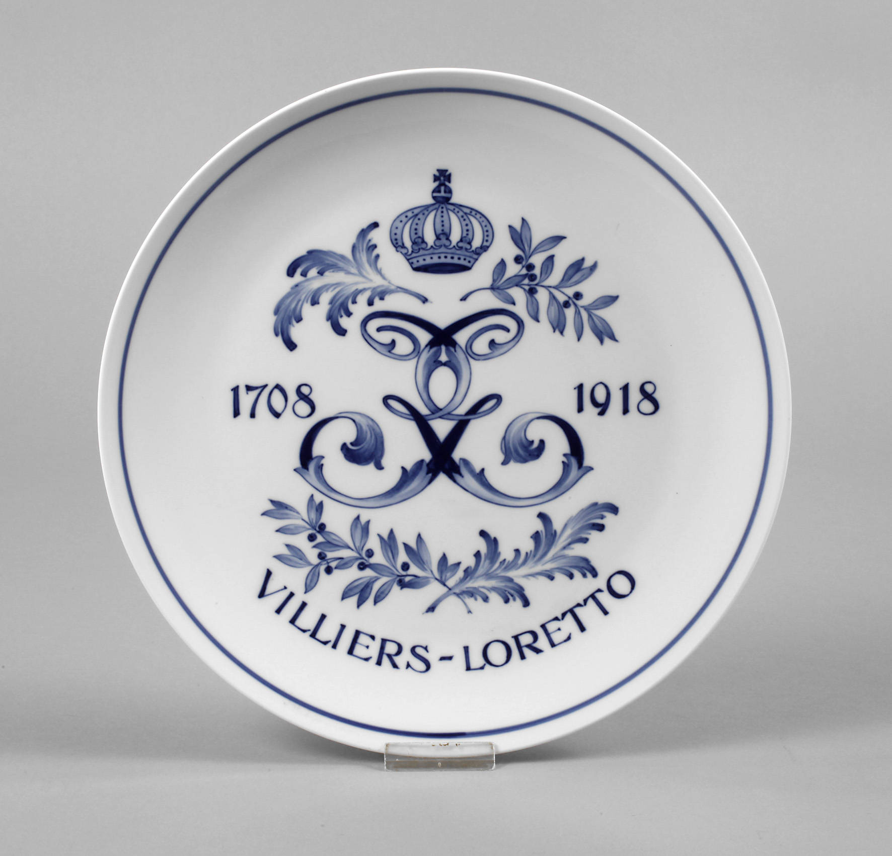 Meissen Regimentsteller Villiers Loretto