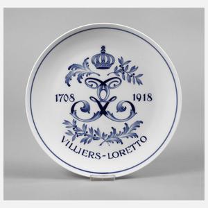 Meissen Regimentsteller Villiers Loretto