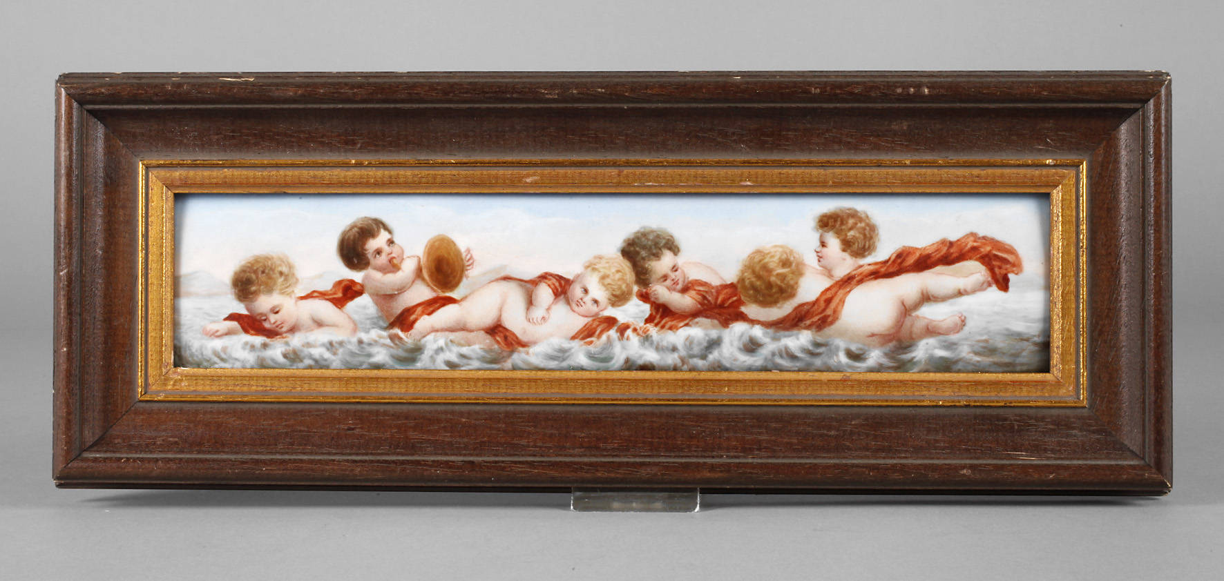 Meissen Bildplatte Engelsmotiv