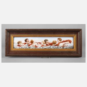 Meissen Bildplatte Engelsmotiv