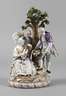 Meissen Figurengruppe am Baum