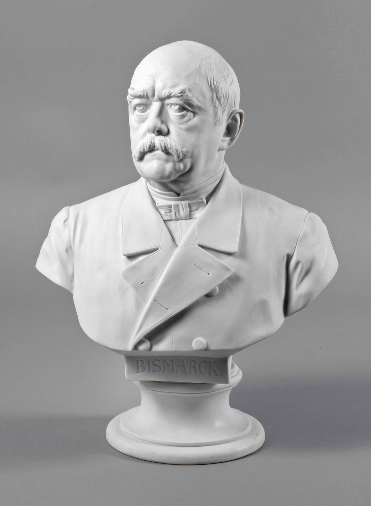 Meissen große Biskuitporzellanbüste Otto von Bismarck