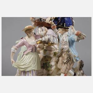 Meissen große Figurengruppe