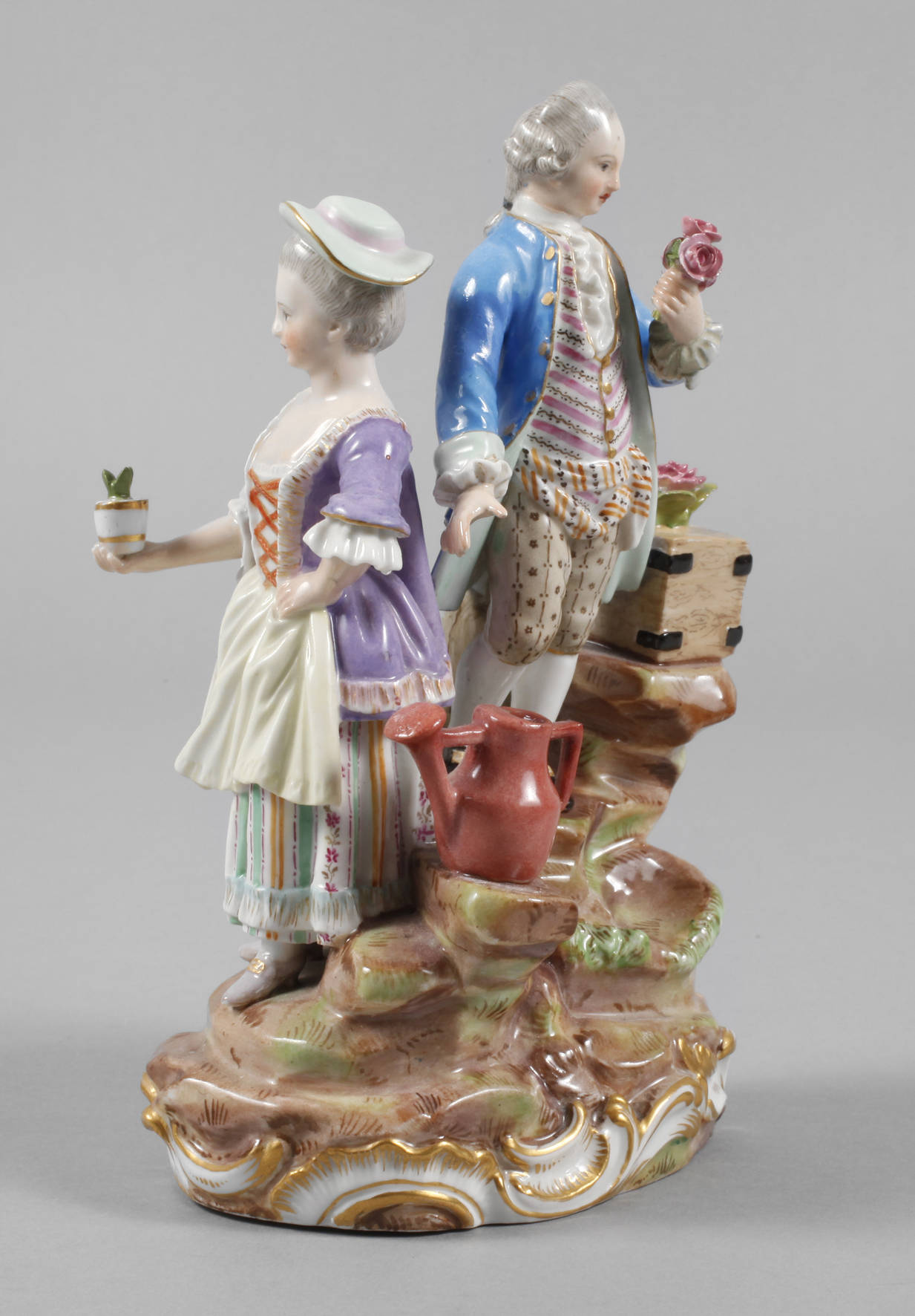 Meissen Rokokopaar Gärtner