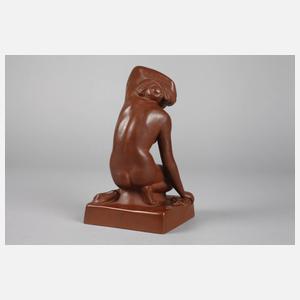 Meissen Damenakt Böttgersteinzeug