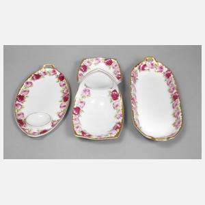 Rosenthal drei Schalen ”Cäcilie”