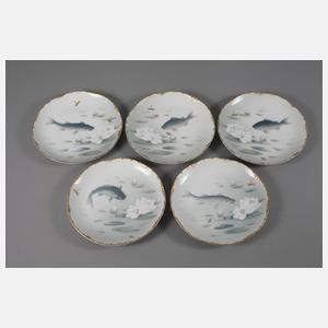 Rosenthal zehn Fischteller