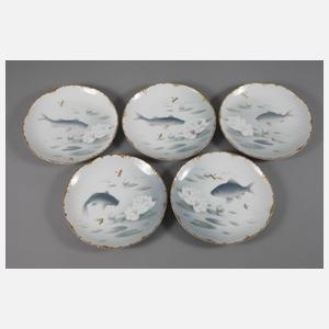 Rosenthal zehn Fischteller