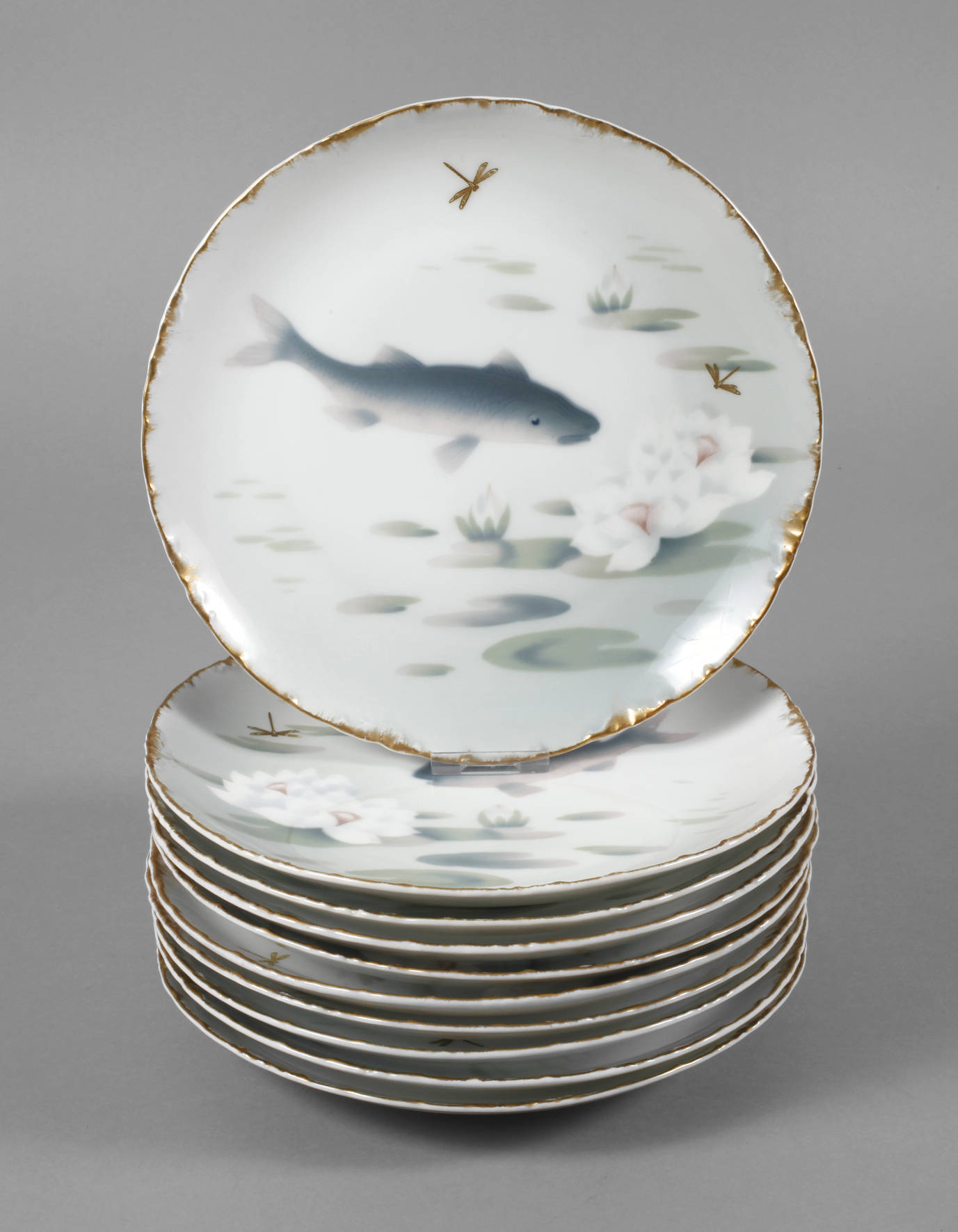 Rosenthal zehn Fischteller