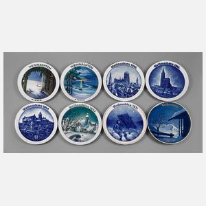 Rosenthal acht Weihnachtsteller