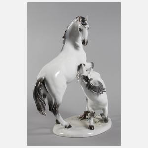 Rosenthal große Pferdegruppe