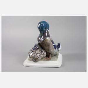 Rosenthal übergroßes Entenpaar Willy Zügel