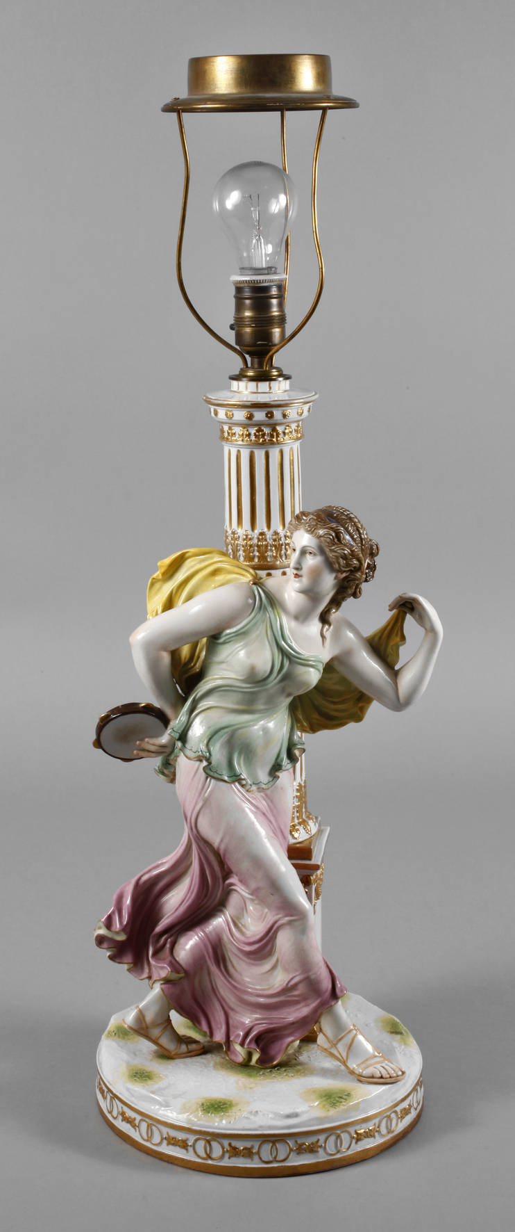 Rudolstadt figürlicher Lampenfuß