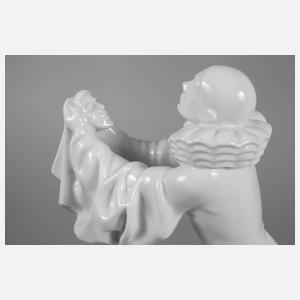 Schwarzburger Werkstätten Bajazzo mit Maske