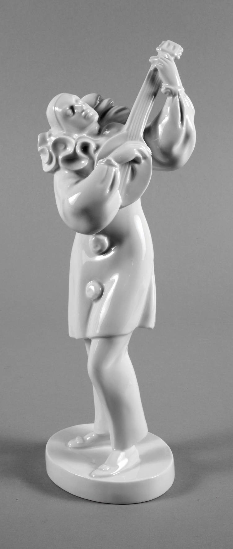 Schwarzburger Werkstätten Pierrot mit Laute