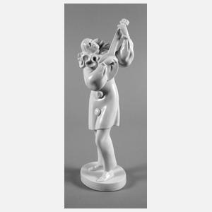 Schwarzburger Werkstätten Pierrot mit Laute