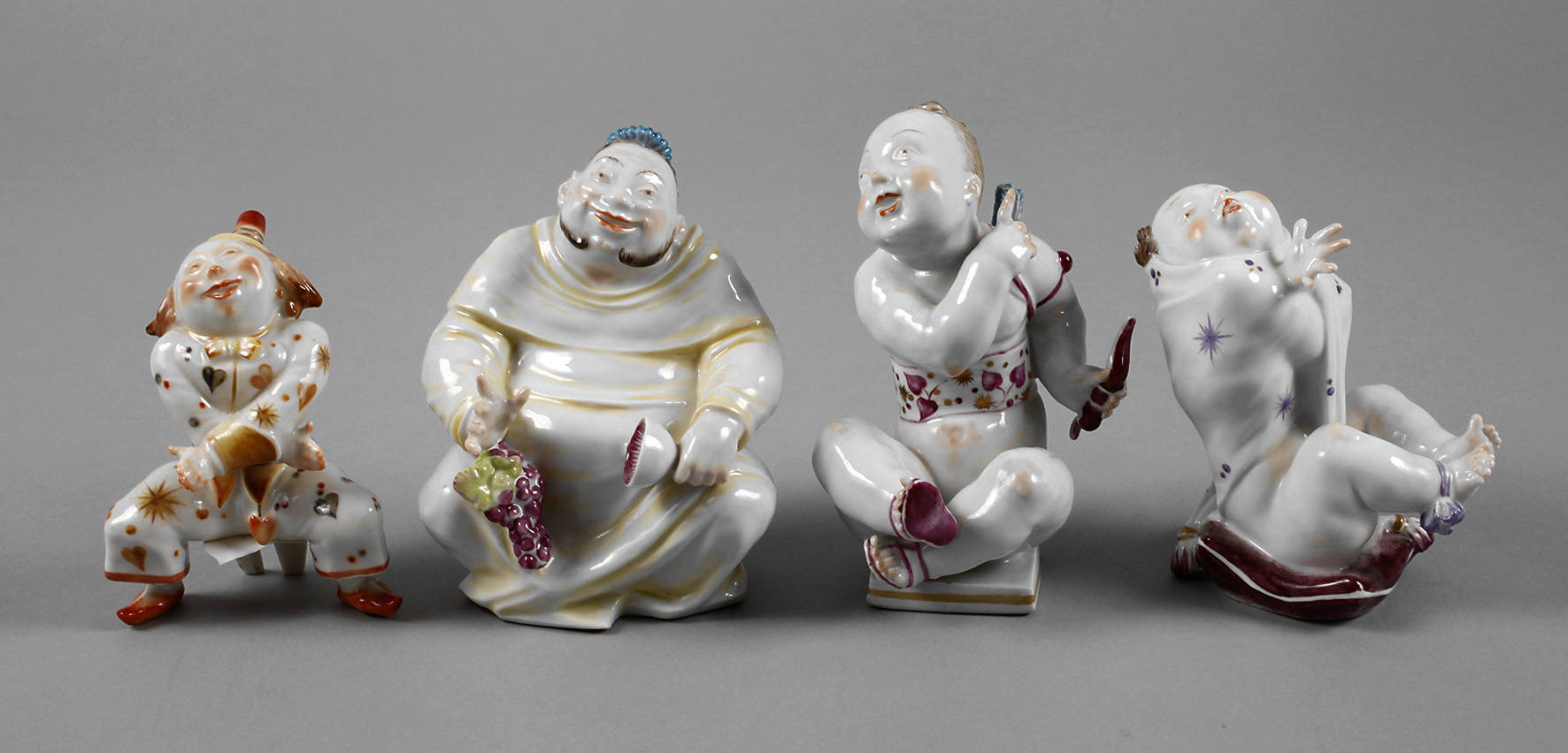 Volkstedt vier Figuren Paul Börner