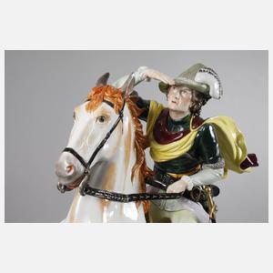 Volkstedt große Reiterfigur