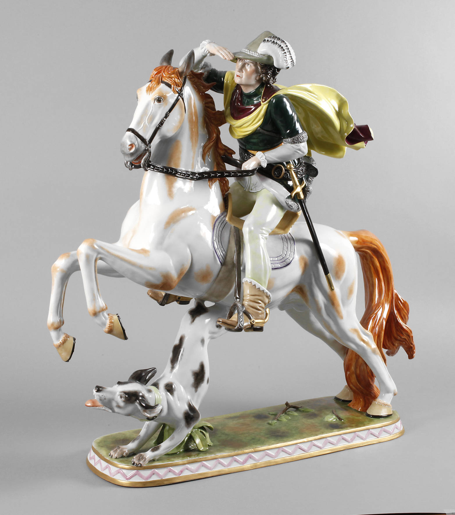 Volkstedt große Reiterfigur