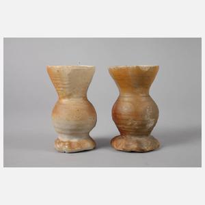 Fünf Steinzeugkrüge Siegburg