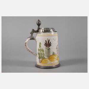 Hannoversch Mündener Fayence-Walzenkrug