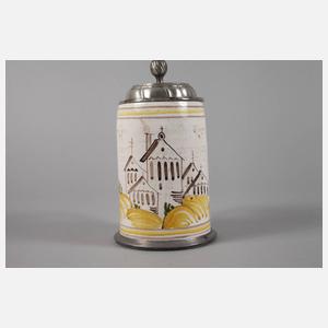 Hannoversch Mündener Fayence-Walzenkrug