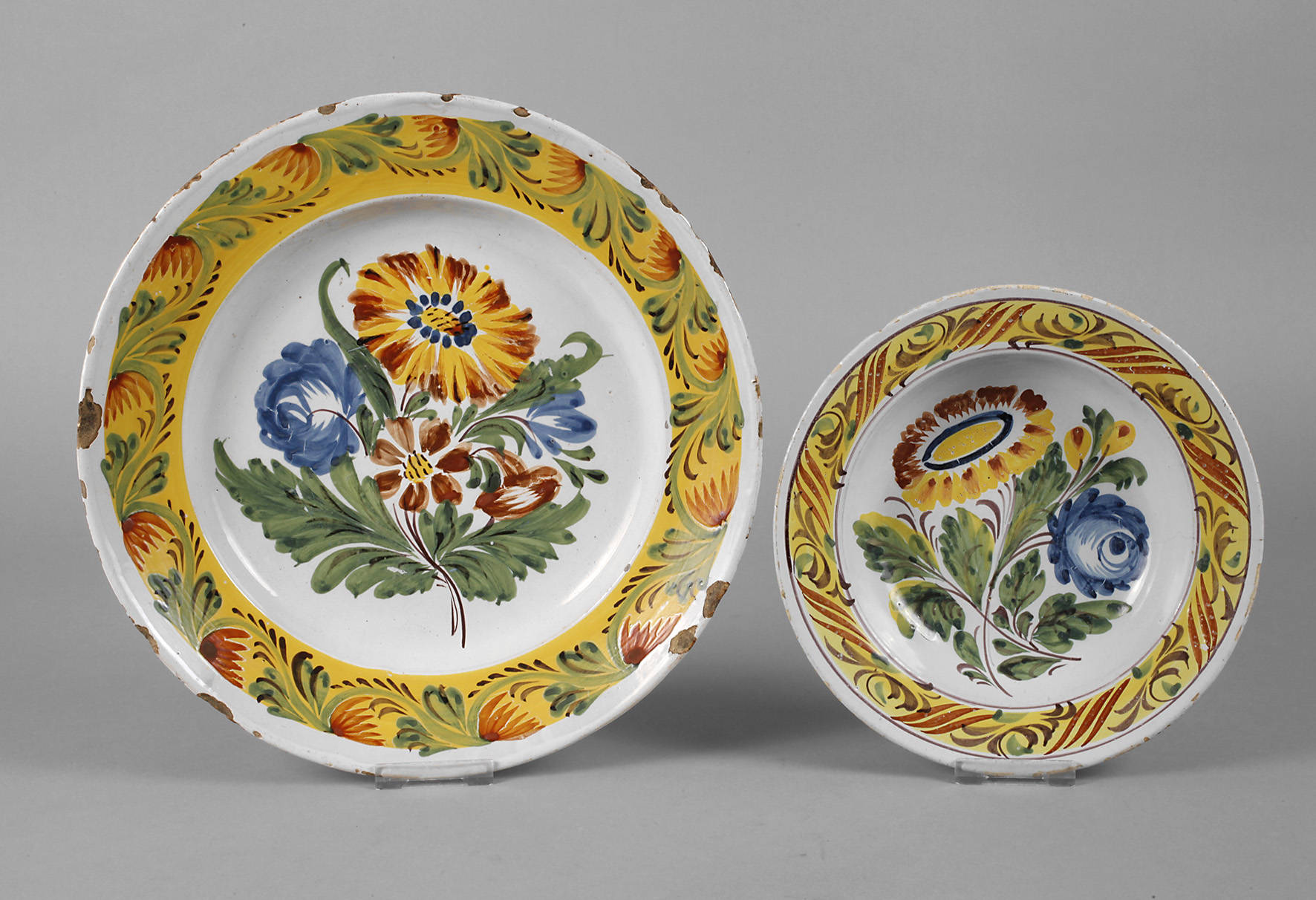 Zwei Fayenceschalen Kellinghusen