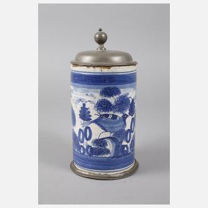 Bayreuther Fayence-Walzenkrug