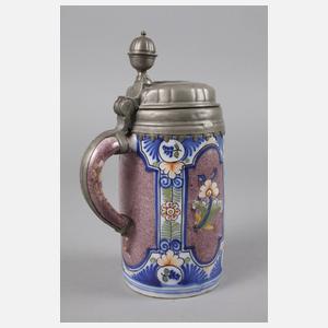 Erfurter Fayence-Pilasterkrug