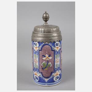 Erfurter Fayence-Pilasterkrug